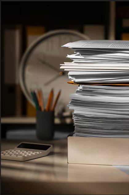 Dossiers administratifs en attente de traitement